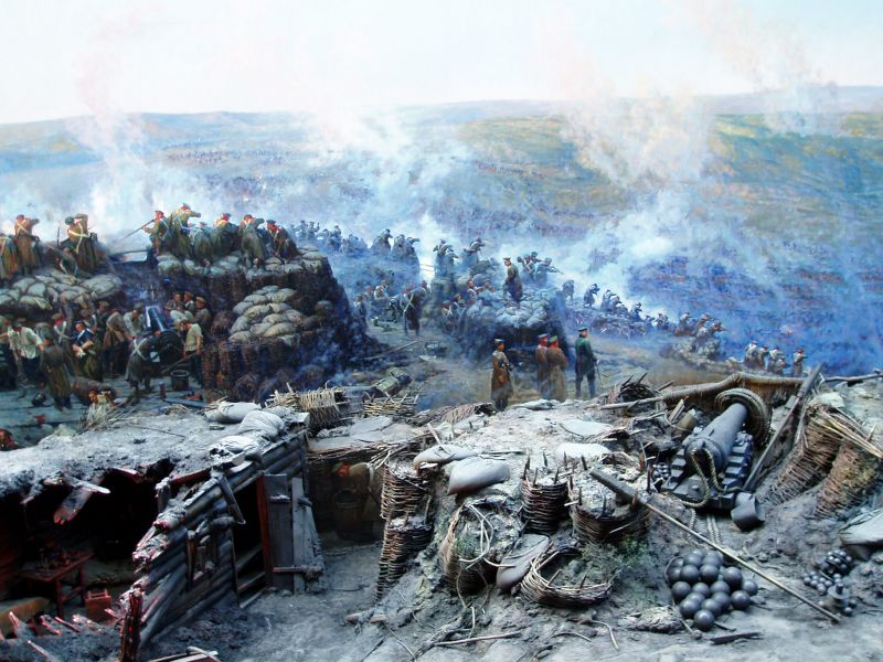 Панорама обороны Севастополя